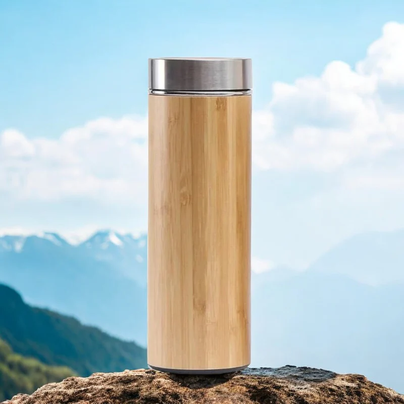 Sustainable Drinking and Natural Hydration with a Bamboo Water Bottle