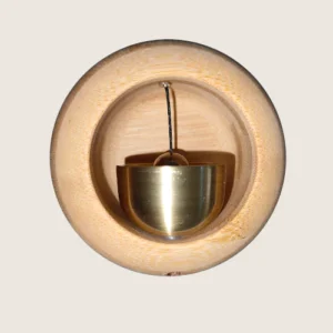 Japanese Style Bamboo Door Bell - Round Shape