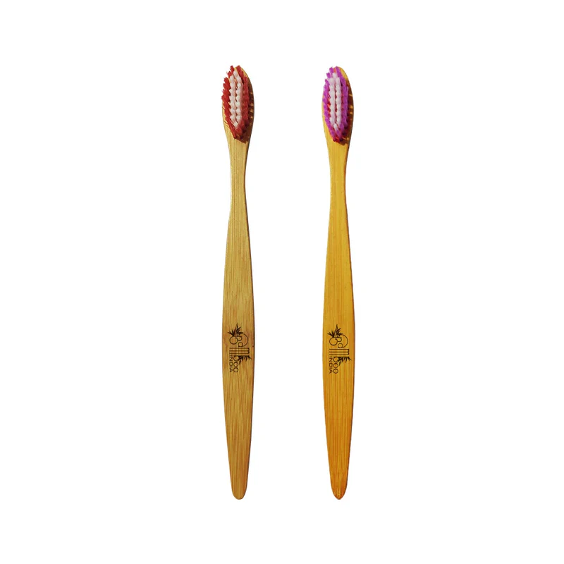 Bamboo Toothbrush Standard Adult - Medium (Pack of 2) - Image 2